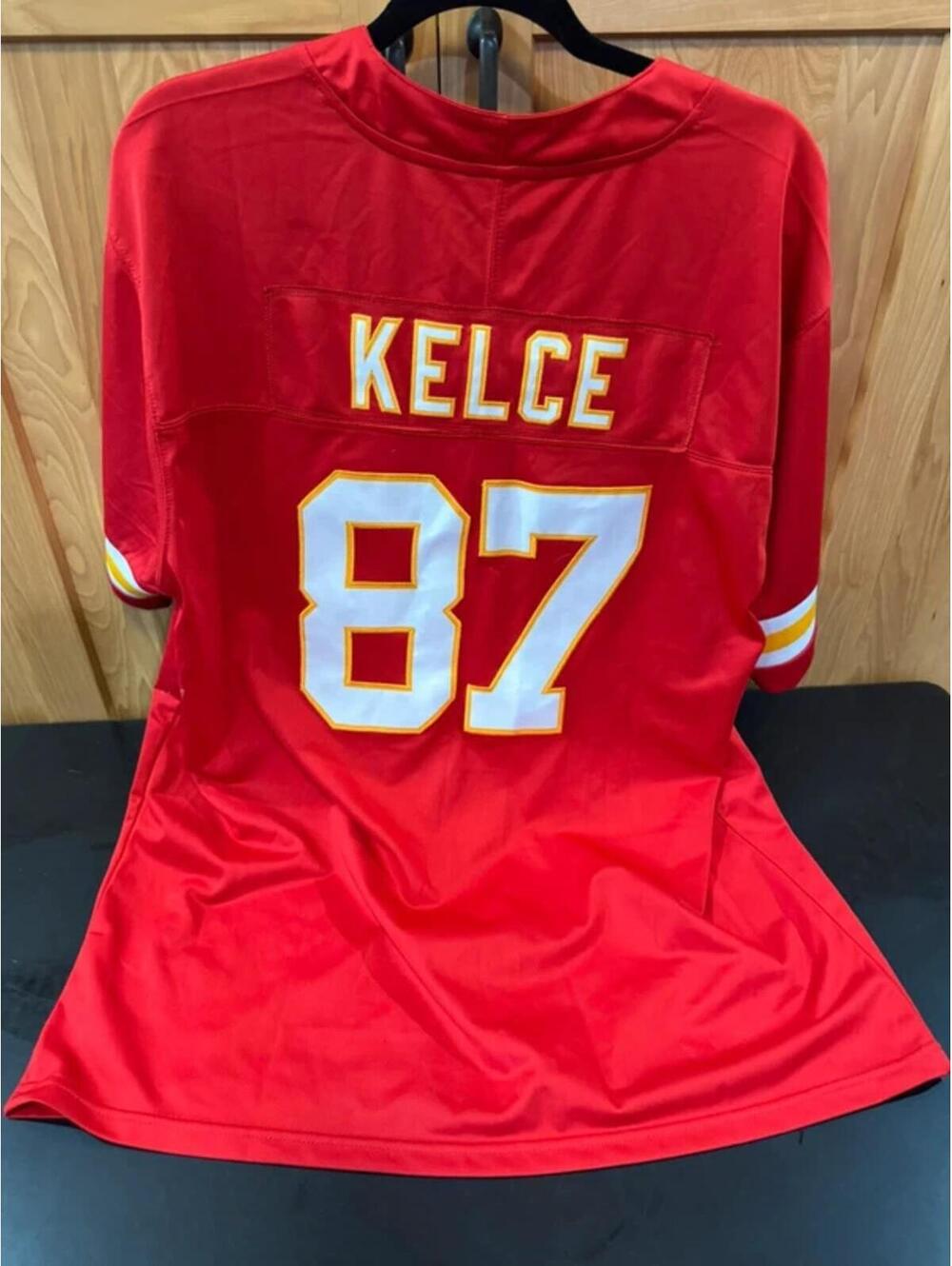 Travis Kelce #87 Kansas City Chiefs Jersey – Red Football Shirt